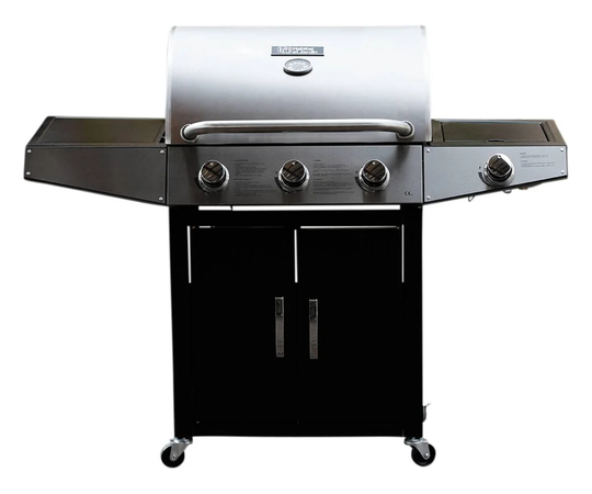 63.5cm Mock 4-Burner Liquid Propane Barbecue Grill
