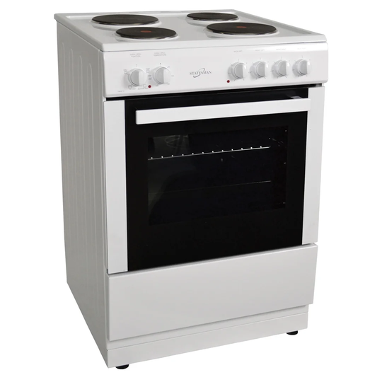 60cm Single Cavity Electric Cooker with Solid Hotplate Hob