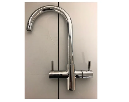 Cox Small Cruciform Sink Twin Lever Monobloc Tap