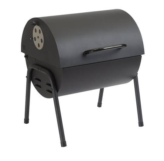 Argos Home Table Top Oil Drum Charcoal BBQ