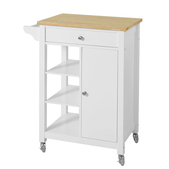 Kitchen Trolley, Kitchen Serving Storage Trolley Cart, W68 X D40 X H86cm