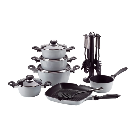 Karl Kruger 13 Pieces Aluminium Non Stick Cookware Set