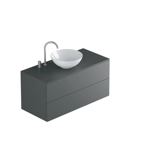 Tora White Gloss Ceramic Circular Bathroom Sink