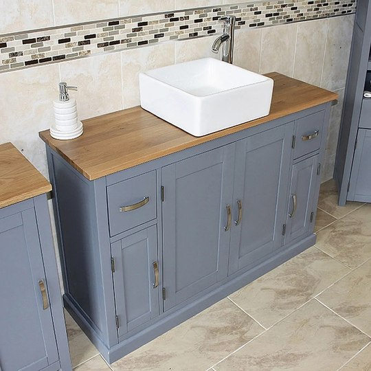Solid Beech Tulum 1230mm Free-standing Single Vanity