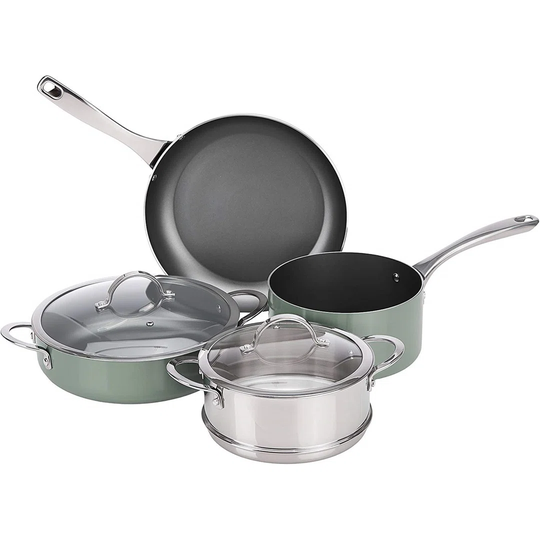 Belfry Kitchen Hargrove 6 Piece Aluminium Non Stick Cookware Set
