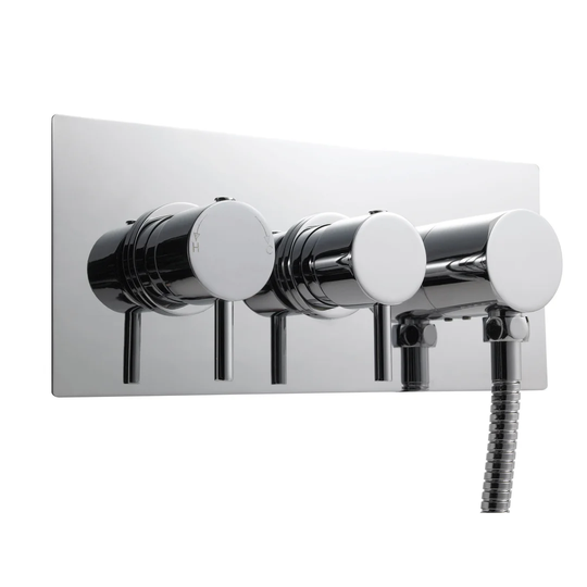 Quest Triple Concealed Shower Valve
