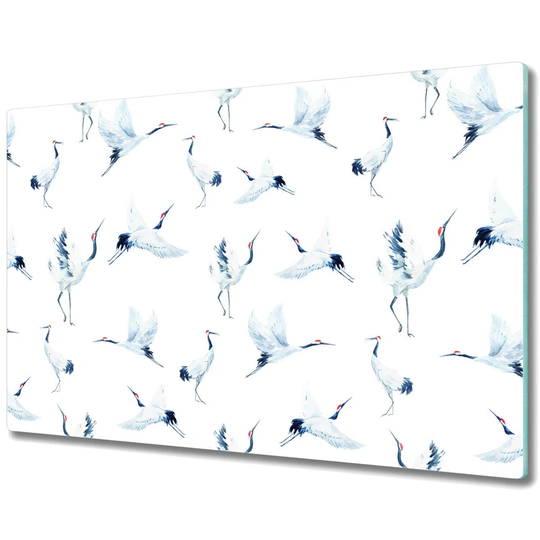 Nebraska Irregular Birds Crane Chopping Board