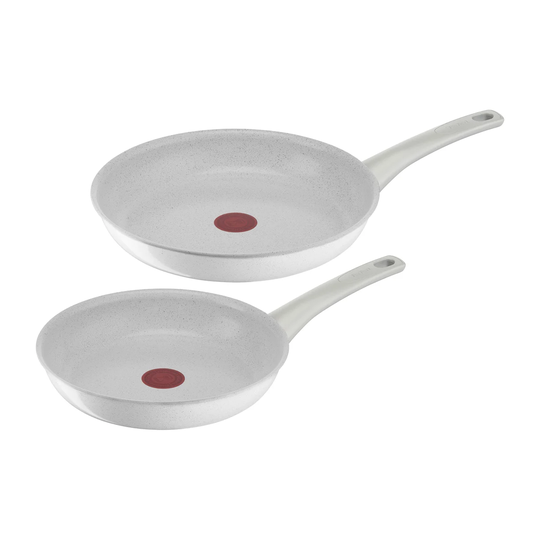 Tefal Natural chef frying pan set grey 2 pieces