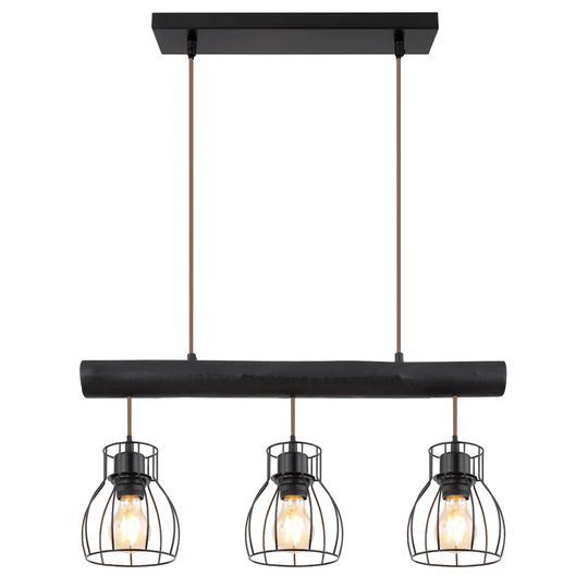 Bacall 3-Light Kitchen Island Done Pendant