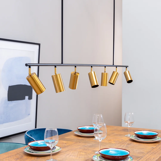 Mccullen 7-Light Kitchen Island Cylinder Pendant