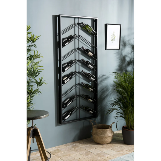 Maja 16 Bottle Wall Mounted Wine Rack