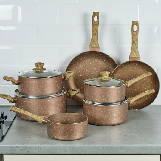 Natur Pur Nikhil 7 Pieces Aluminium Non Stick Cookware Set