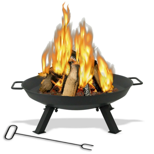 Lubeck 22Cm H x 65Cm W Cast Iron Outdoor Fire Pit