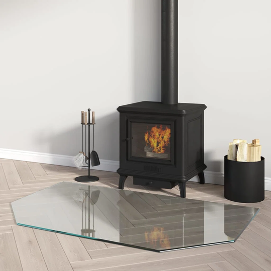 Izzat Latitude Run Tempered Glass Fireplace Grate