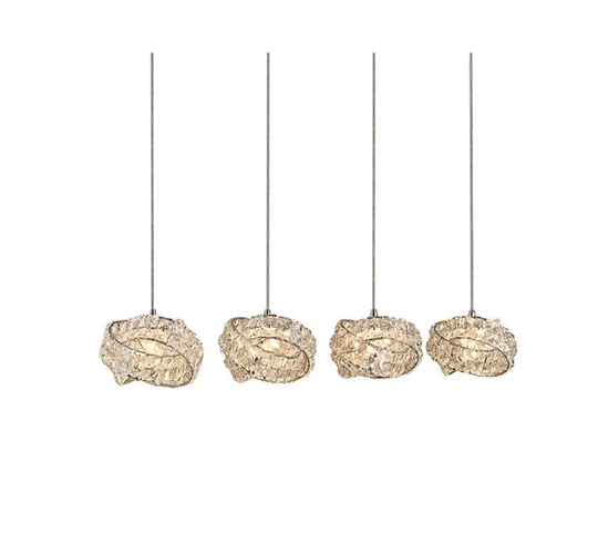 4-Light Kitchen Island Pendant