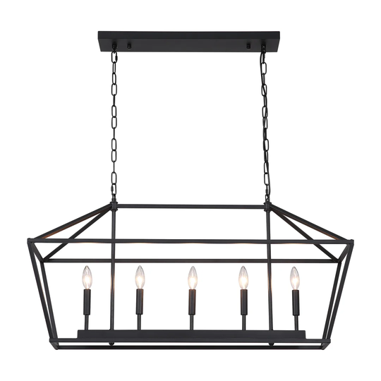 Harro 5 - Light Kitchen Island Rectangle Pendant