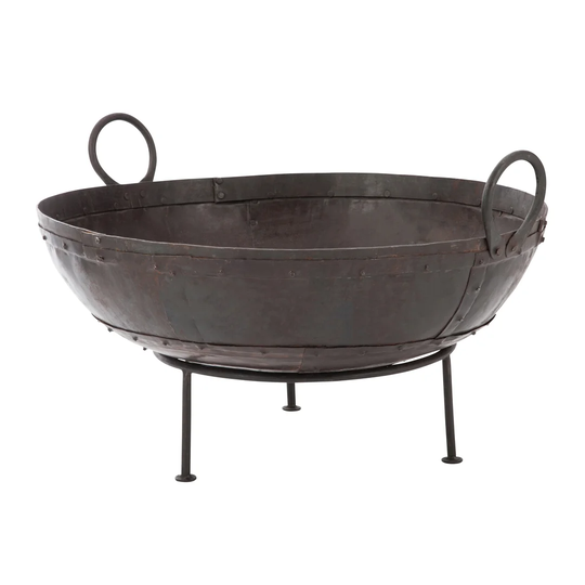 Venice Iron Charcoal/ Wood Burning Fire Pit