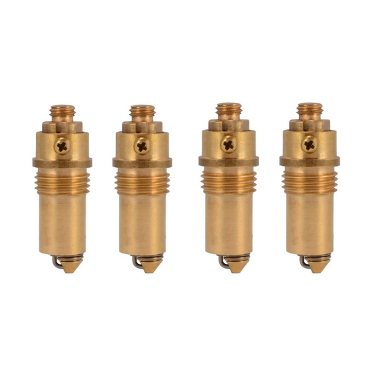 4Pcs Basin Pop Up Click Clack Slotted Plug Bolt Assembly for Most Bathroom Bathtub Sink Drain Stopper