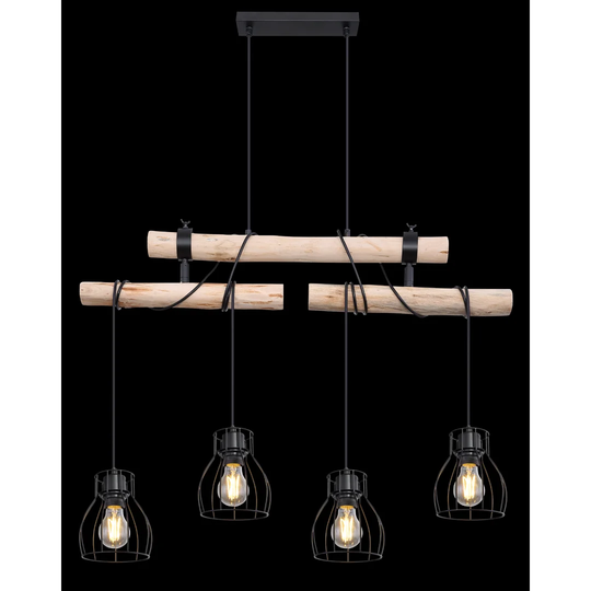 Mina 4 - Light Kitchen Island Linear Pendant