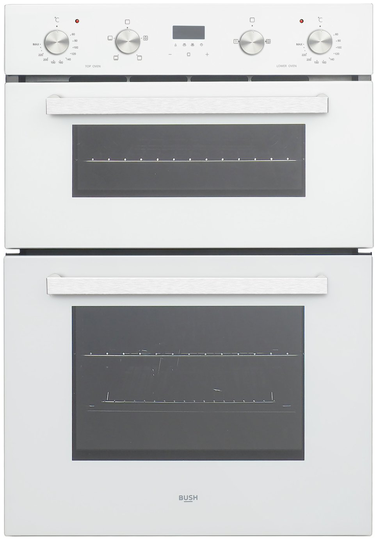 Bush AWBWDFO Built In Double Electric Oven - White