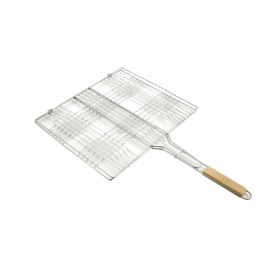 Sunny Side Grill Wooden Handle BBQ Basket