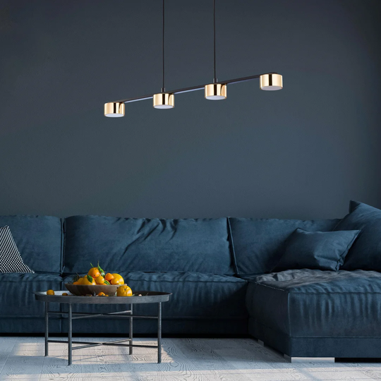 Ospina 4 - Light Kitchen Island Cylinder Pendant