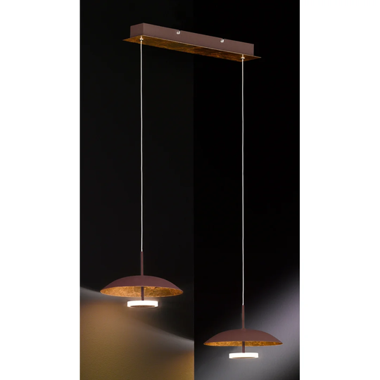 Irons 2-Light LED Kitchen Island Pendant