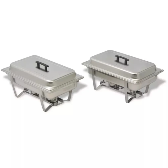 Stainless Steel 2 Piece Chafing Dish Set