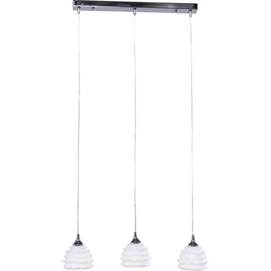 Ruffle 3-Light Kitchen Island Pendant
