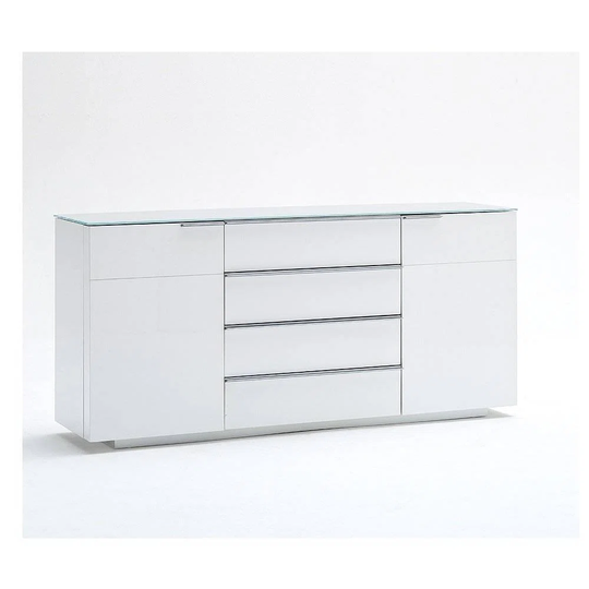 Illissa 165Cm Wide 4 Drawer Sideboard