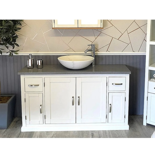 Arambula Solid Beech 1230mm Free-standing Single Vanity Unit