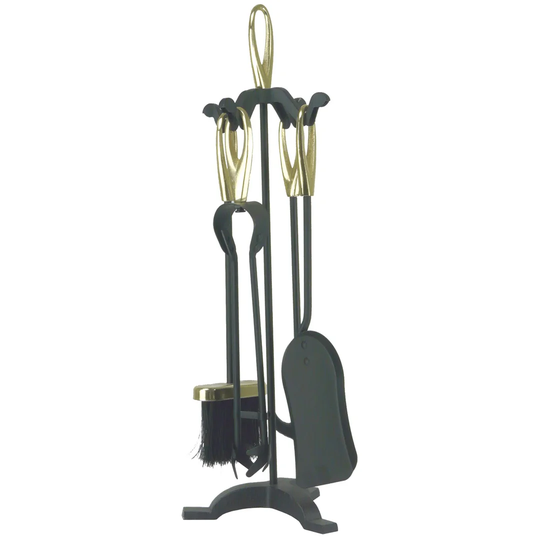 Orion Loop 5 Piece Cast Iron Fireplace Tool Set