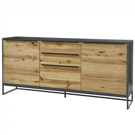 Lupi 184Cm Wide 3 Drawer Sideboard