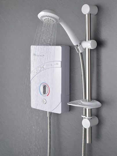 Inspiration QI Electric Shower with Slider Rail