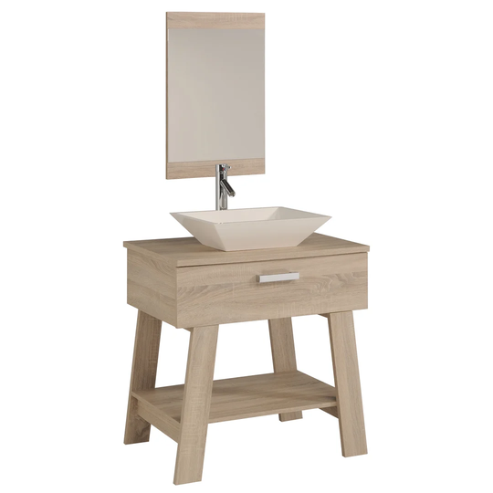 Octo 800mm Free-Standing Single Vanity Unit