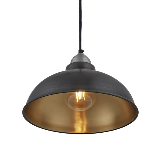 Old Factory 1-Light Dome Pendant