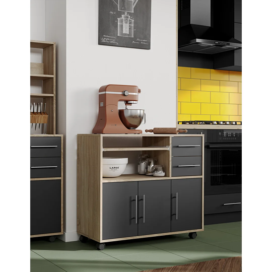 Seyma Low Microwave Cupboard