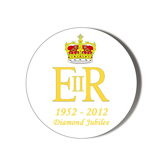 DIAMOND JUBILEE 1952 - 2012 75mm Fridge Magnet Bottle Opener