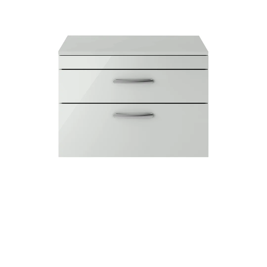 80cm Wall-Mounted Under Sink Storage Unit