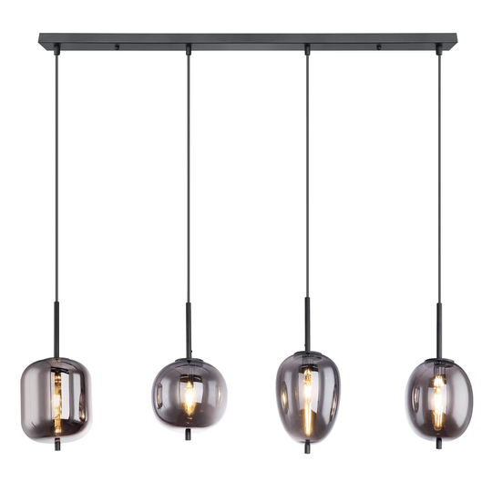 Dominique 4-Light Kitchen Island Linear Pendant