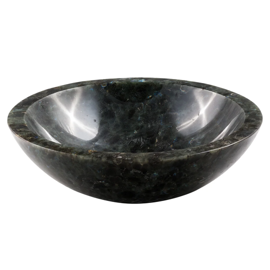Brandy Stone Circular 430mm Countertop Basin