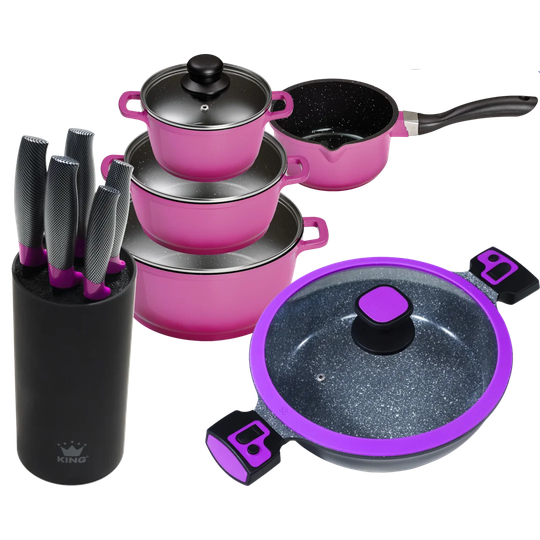 14 L Pot Set with Lid