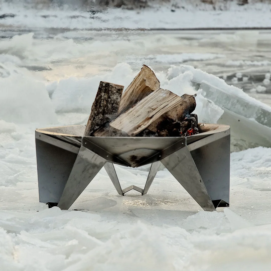 Petalite Iron Wood Burning Fire Pit
