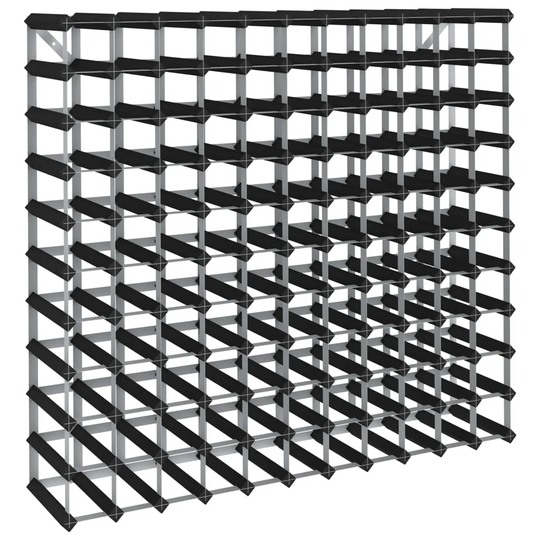 Belfry Kitchen Wine Rack For 120 Bottles Black Solid Pine Wood