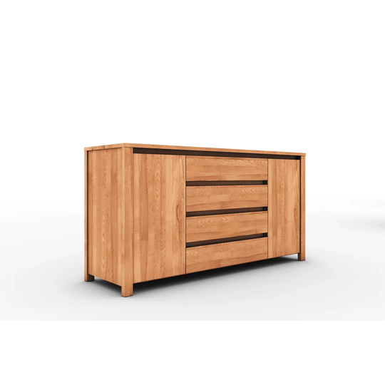 Fugate 150 Cm Wide 4 Drawer Beech Wood Sideboard