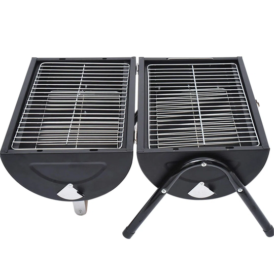 Portable Folding Charcoal BBQ Grill Outdoor Tabletop Barbecue Grill Easy To Carry For Garden Camping Picnic Party