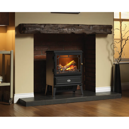 Dimplex GOSFORD Optimyst Ultra-realistic Electric Flame Effect Stove Fire, 48cm W with remote control
