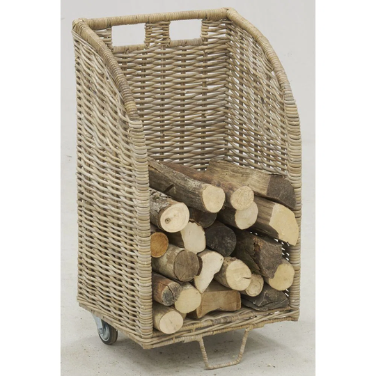 Cupertino 44Cm W Rattan Log Rack