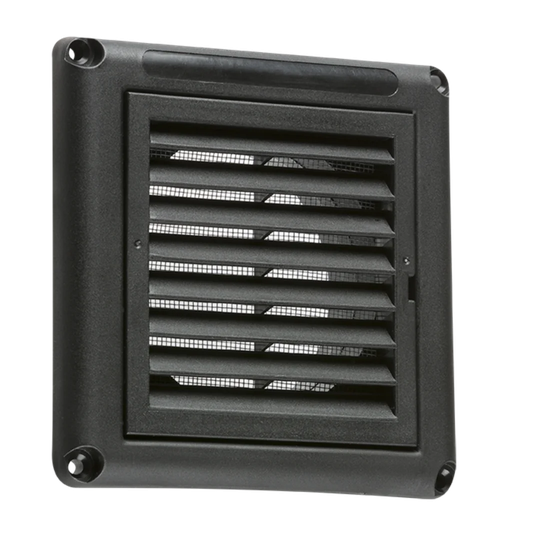 10 x 10.16cm Extractor Fan Grille with Fly Screen