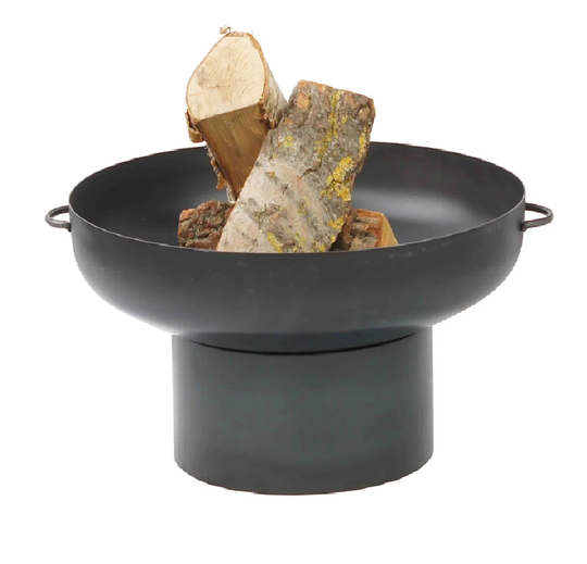 Garden Fire Basket DOUA XL 70 Cm In Natural Steel